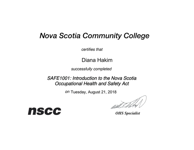 NSCC SAFE1001