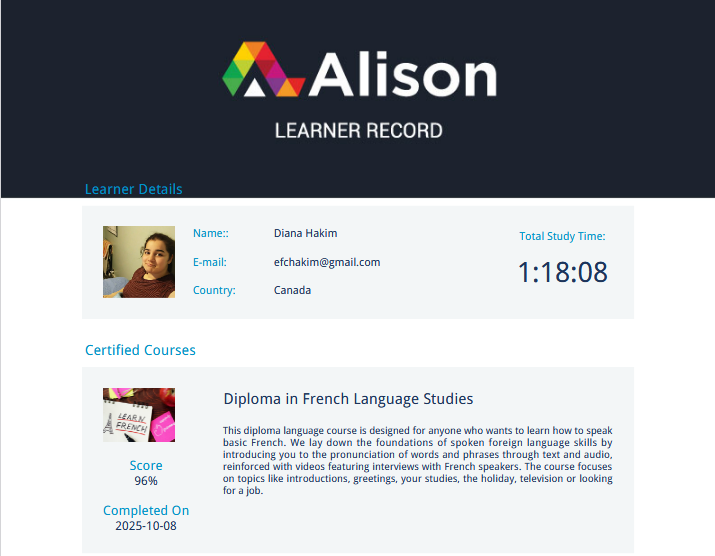 French Certification